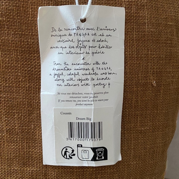 Sezane X Pangea Accent Pillow 'Dream Big' - Picture 3 of 13